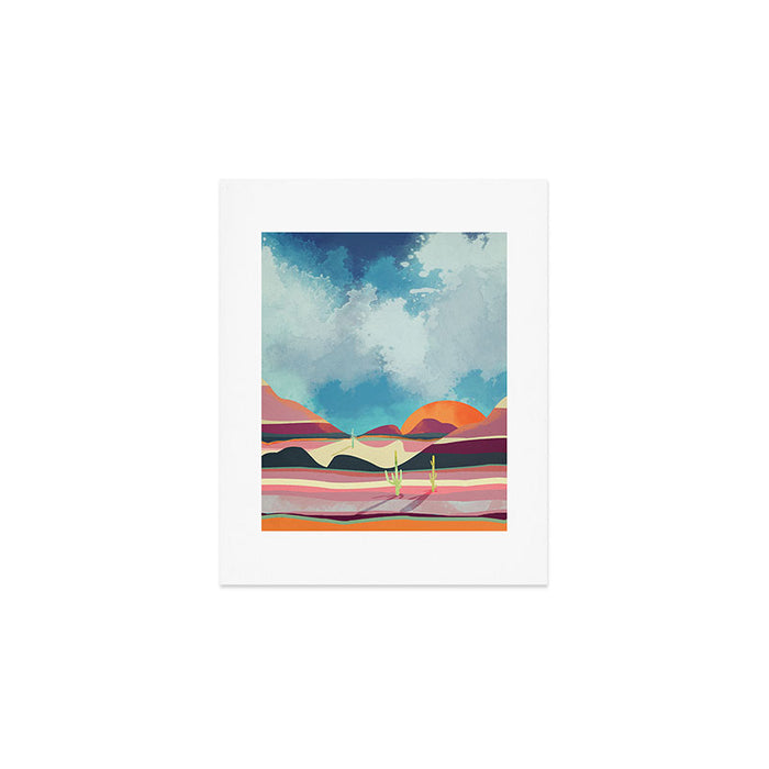 Pink Desert Glow Art Print Gallery Image 1