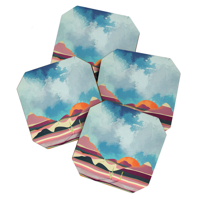 Pink Desert Glow Coaster Gallery Image 1