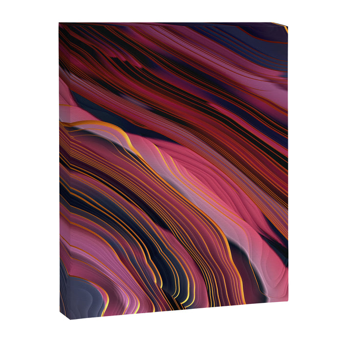 Plum Abstract Canvas Print Gallery Image 1