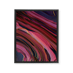 Plum Abstract Framed Canvas Print Gallery Image 8