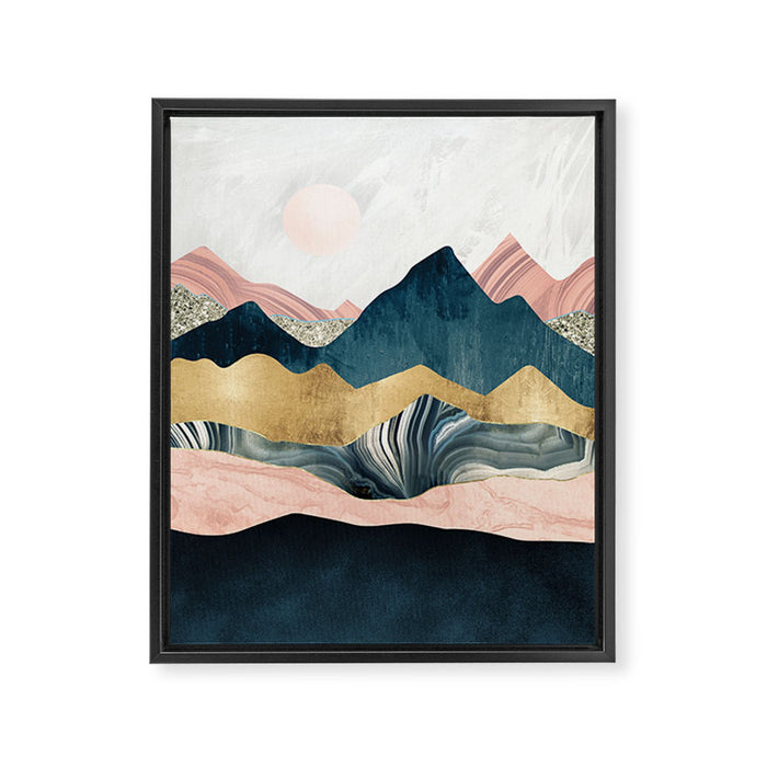 Plush Peaks Framed Canvas Print Gallery Image 1