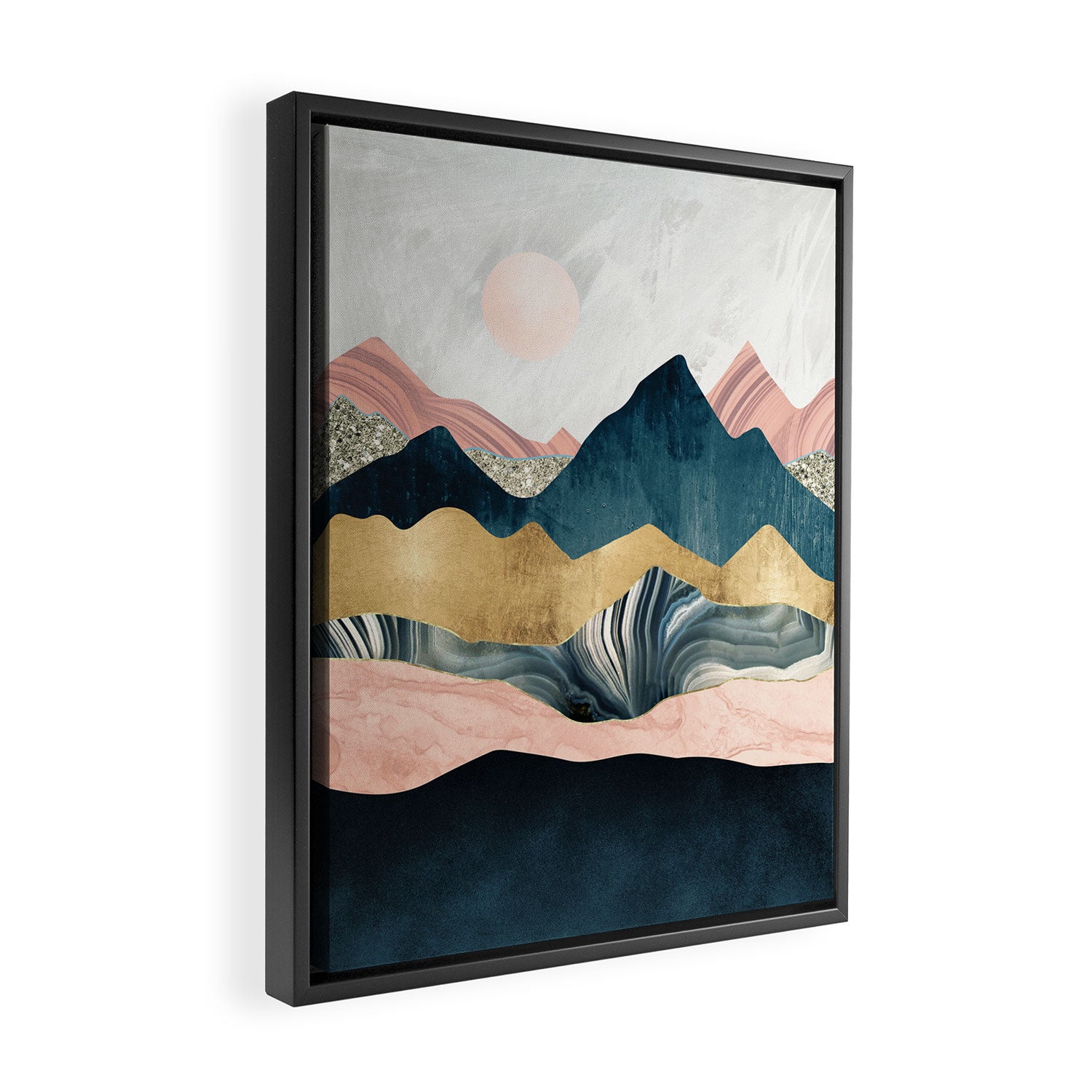 Plush Peaks Framed Canvas Print Gallery Image 2