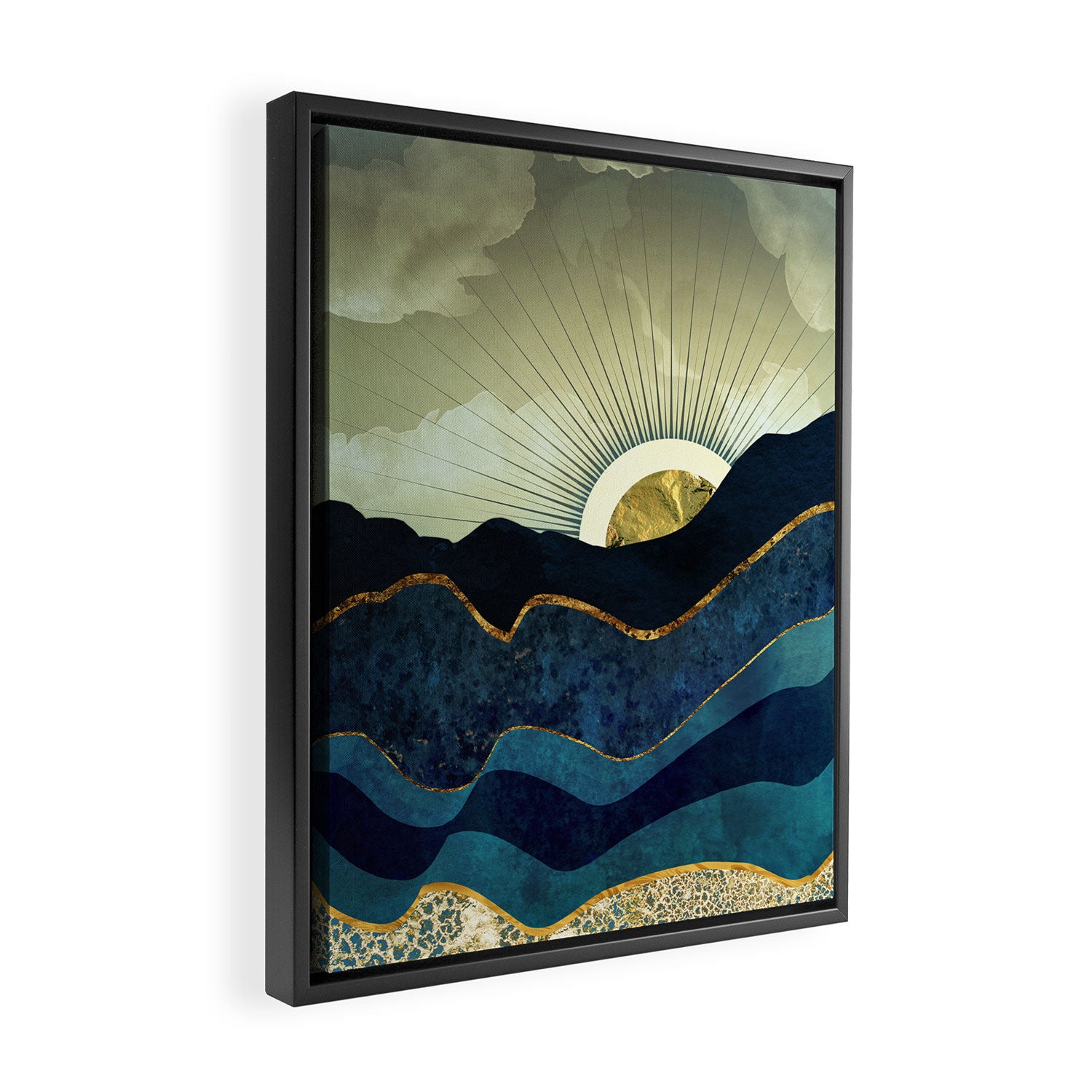 Post Eclipse Framed Canvas Print Gallery Image 2