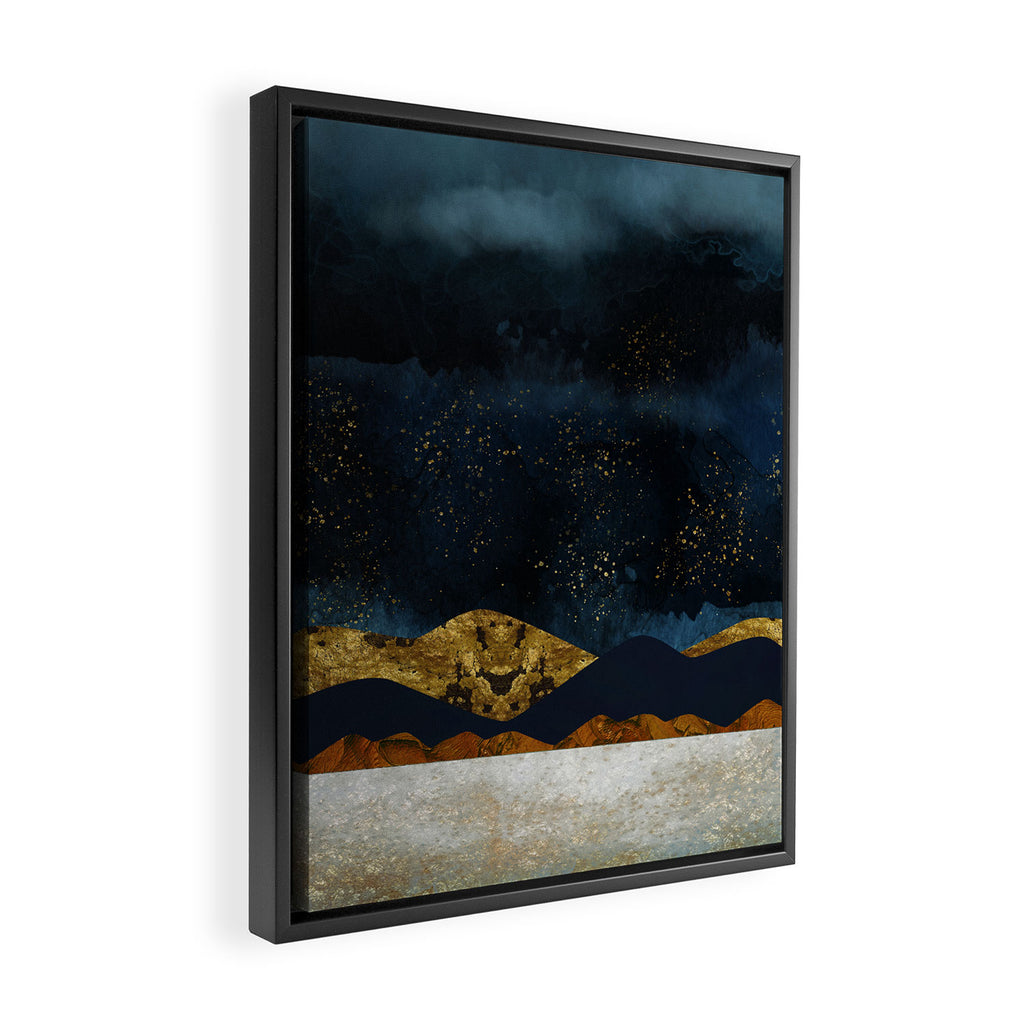 Rain Framed Canvas Print Gallery Image 2