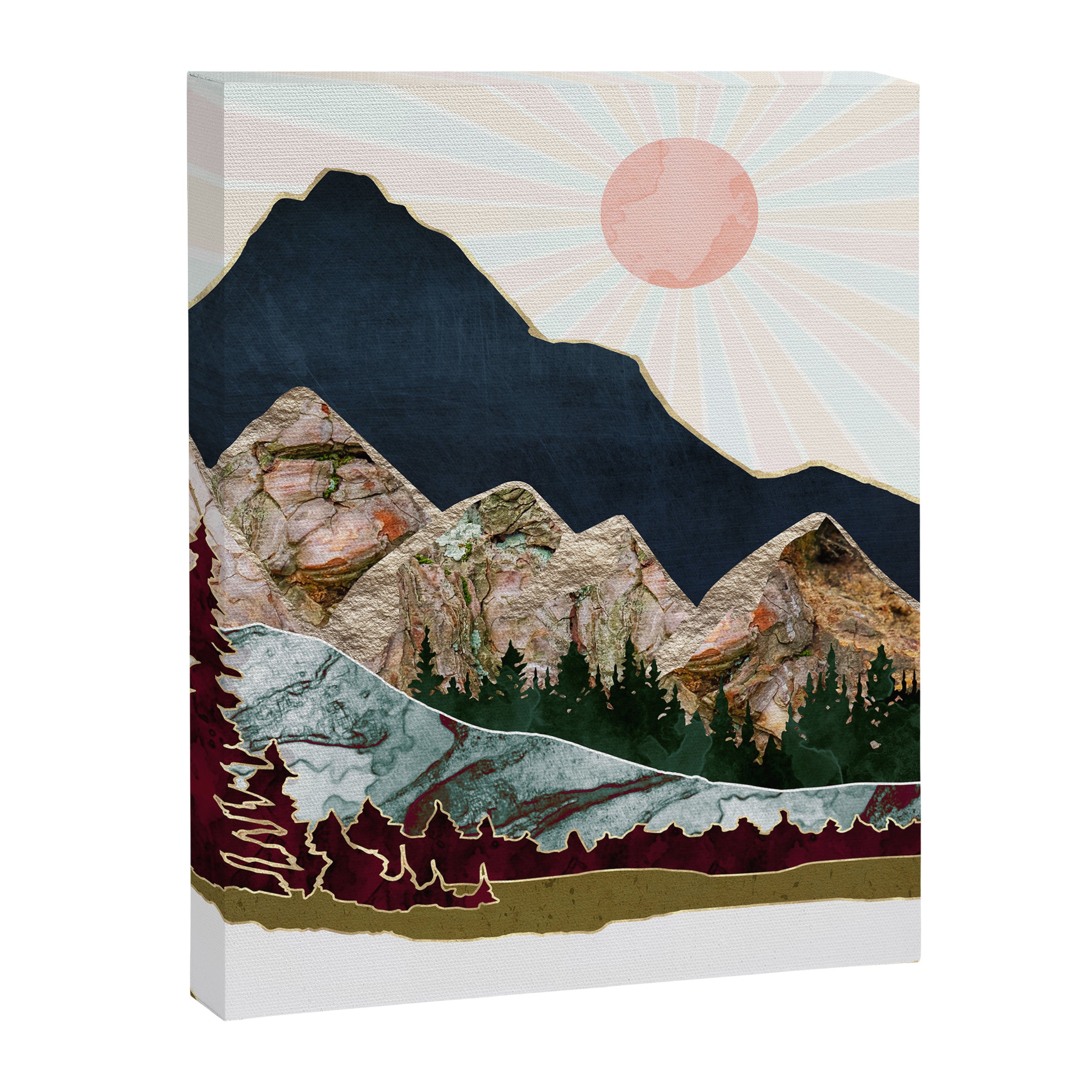 Retro Autumn Vista Canvas Print Gallery Image 8