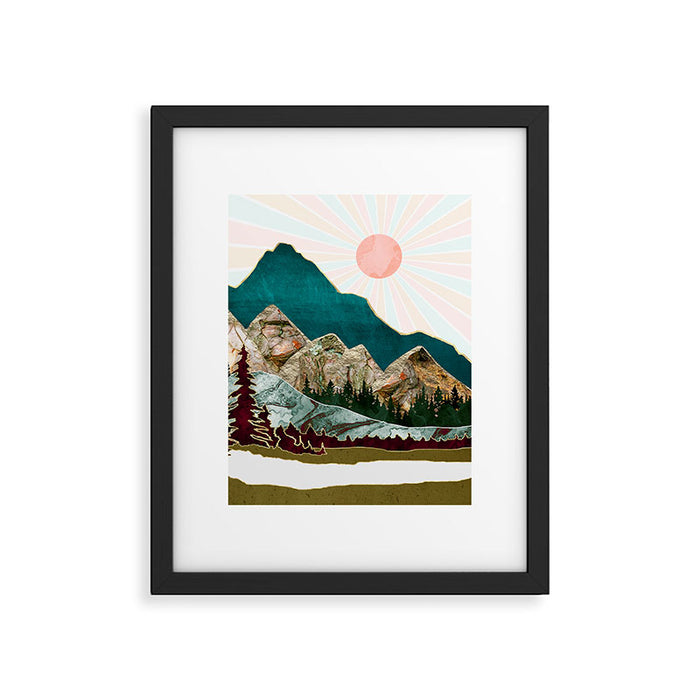 Retro Autumn Vista II Framed Art Print Gallery Image 1