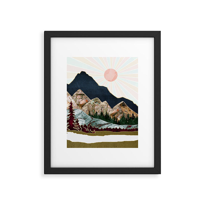 Retro Autumn Vista Framed Art Print Gallery Image 6