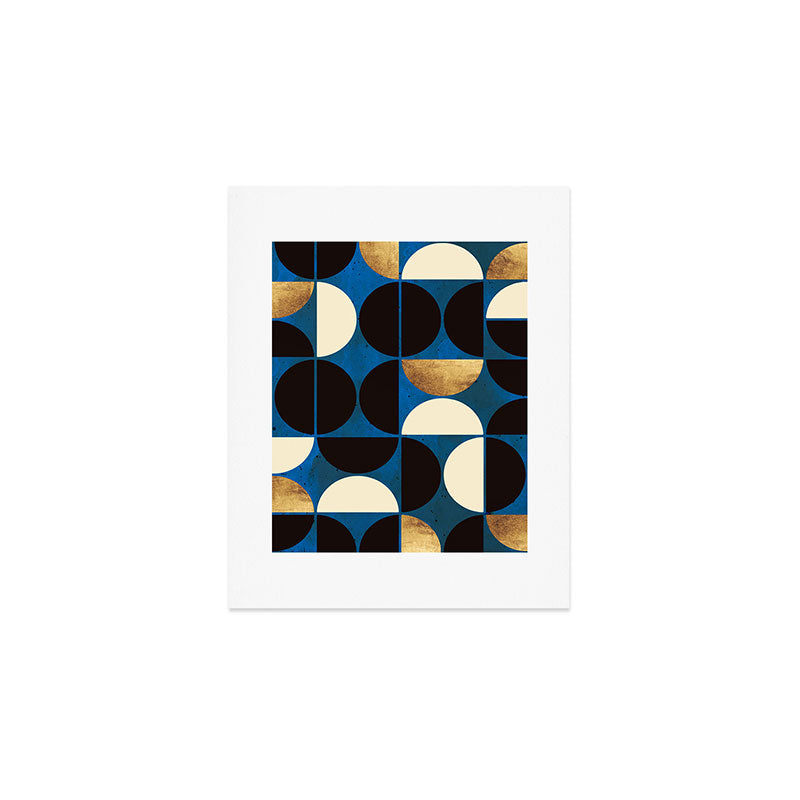 Retro Moon Art Print Gallery Image 1