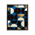 Retro Moon Framed Canvas Print Gallery Image 8