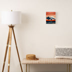 Retro Ocean Sunset Canvas Print Gallery Image 2