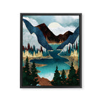 River Vista Framed Canvas Print Gallery Image 8