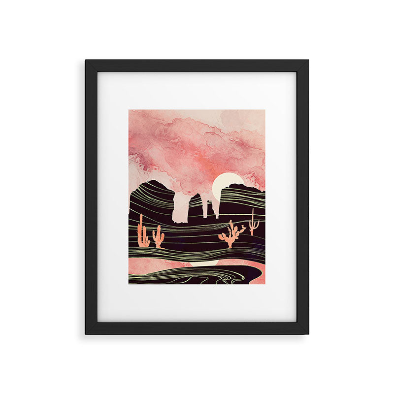 Rose Desert Framed Art Print Gallery Image 6