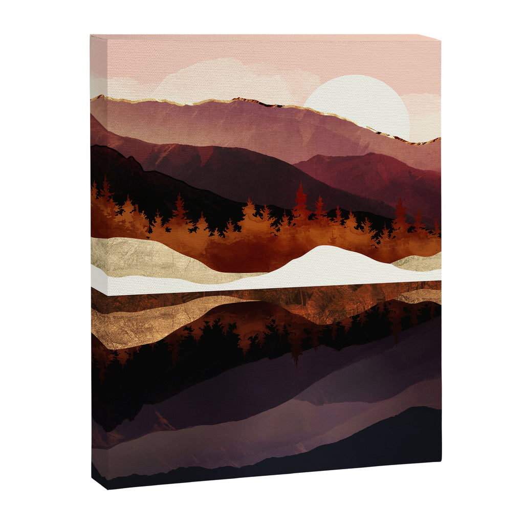 Rose Mountain Reflection Canvas Print Gallery Image 8