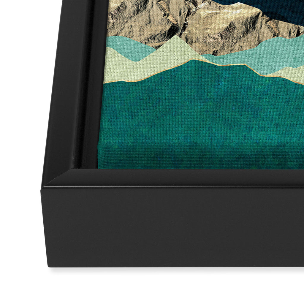 Sage Forest Framed Canvas Print Gallery Image 3