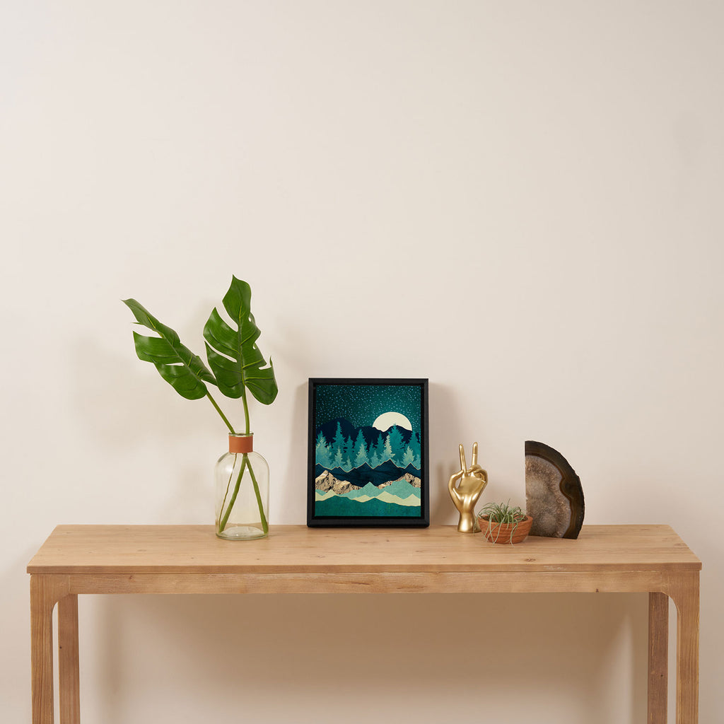 Sage Forest Framed Canvas Print Gallery Image 4