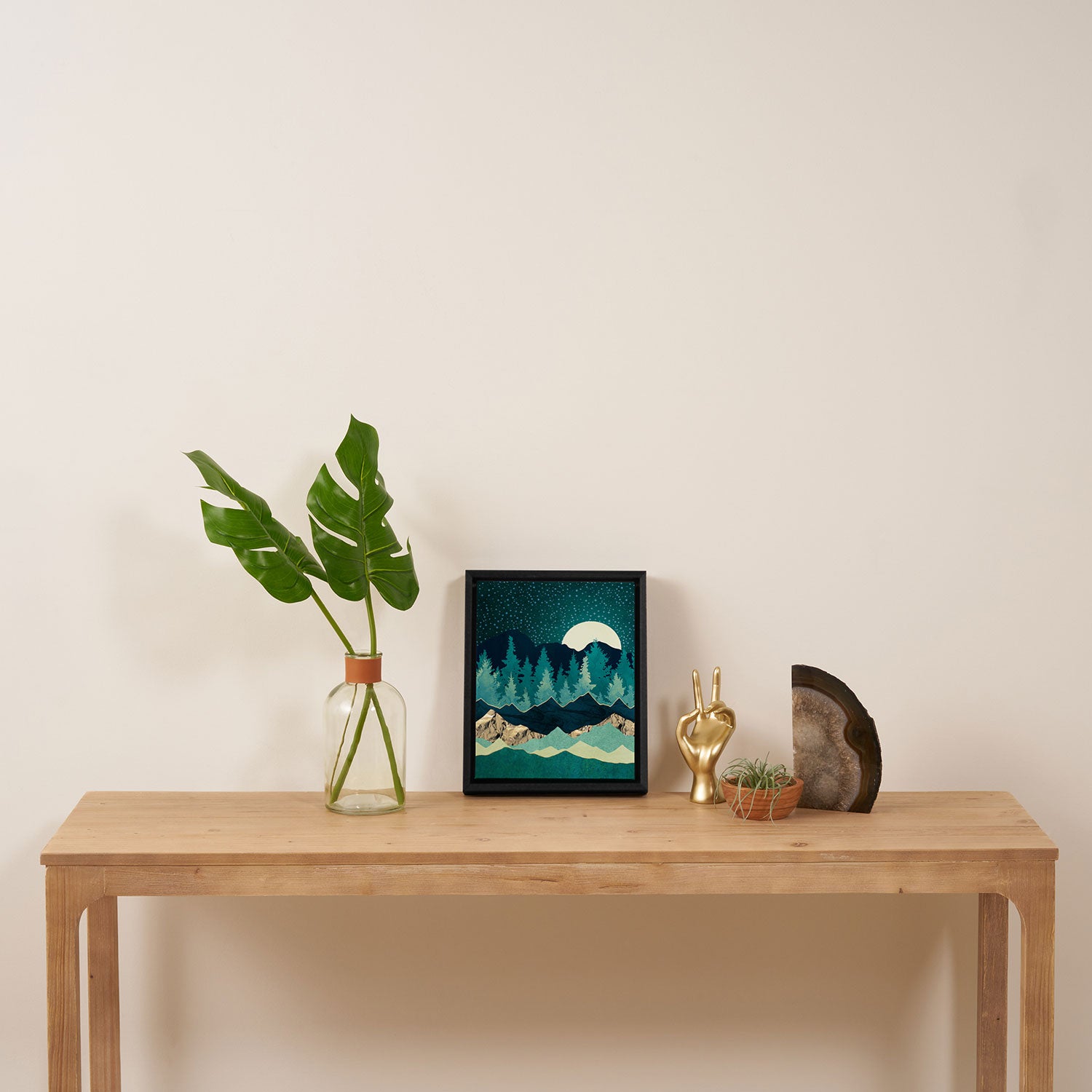 Sage Forest Framed Canvas Print Gallery Image 4