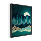 Sage Forest Framed Canvas Print Gallery Image 2