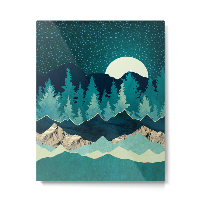 Sage Forest Metal Print Gallery Image 1