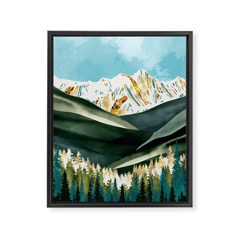 Sage Vista Framed Canvas Print Gallery Image 8