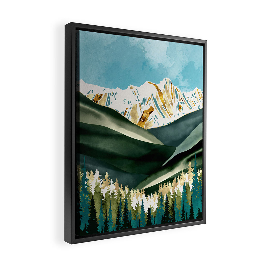 Sage Vista Framed Canvas Print Gallery Image 2