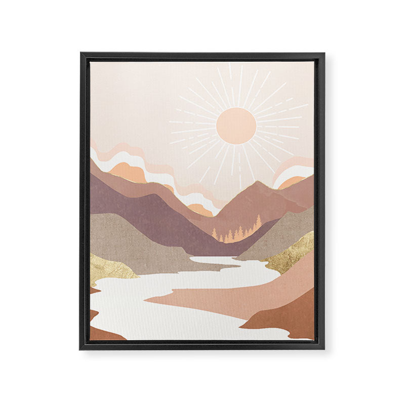 Salmon Vista Framed Canvas Print Gallery Image 8