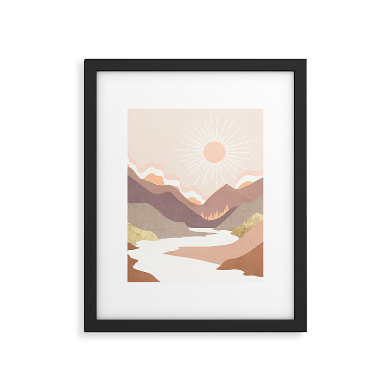 Salmon Vista Framed Art Print Gallery Image 6
