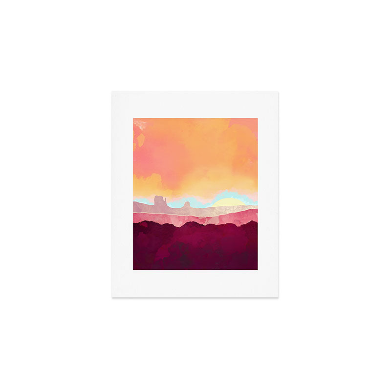 Scarlet Desert Art Print Gallery Image 1