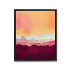 Scarlet Desert Framed Canvas Print Gallery Image 8
