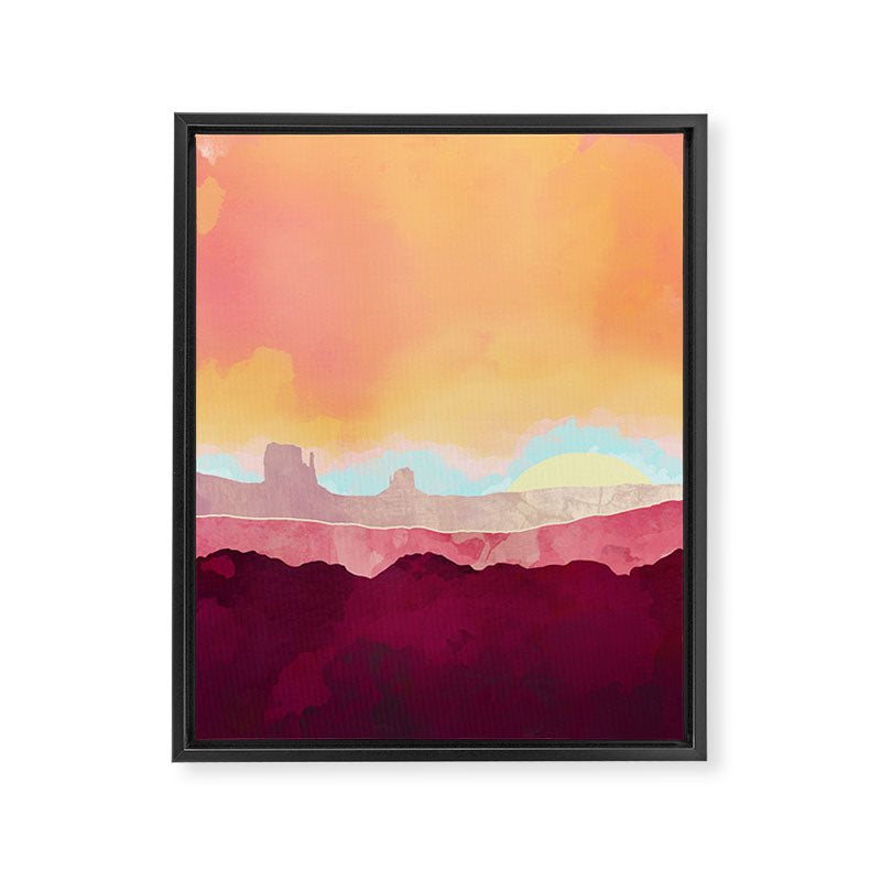 Scarlet Desert Framed Canvas Print Gallery Image 8