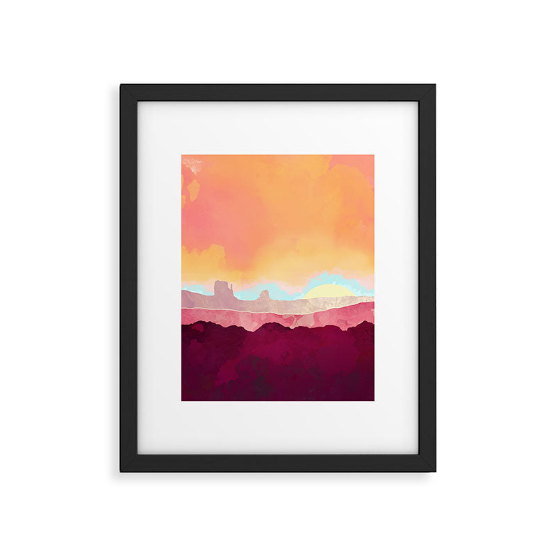 Scarlet Desert Framed Art Print Gallery Image 4