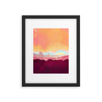 Scarlet Desert Framed Art Print Gallery Image 4