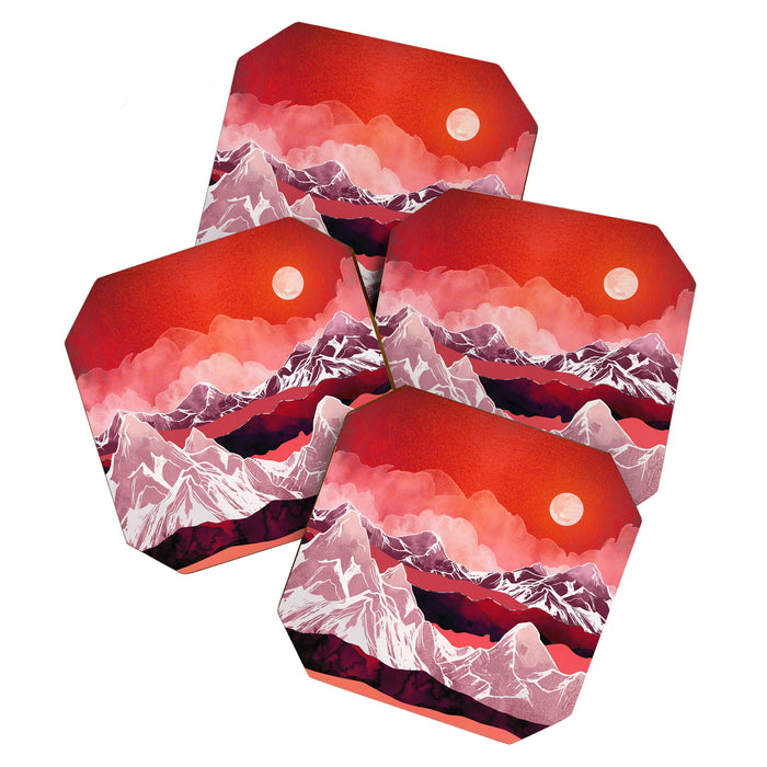 Scarlet Glow Coaster Gallery Image 1