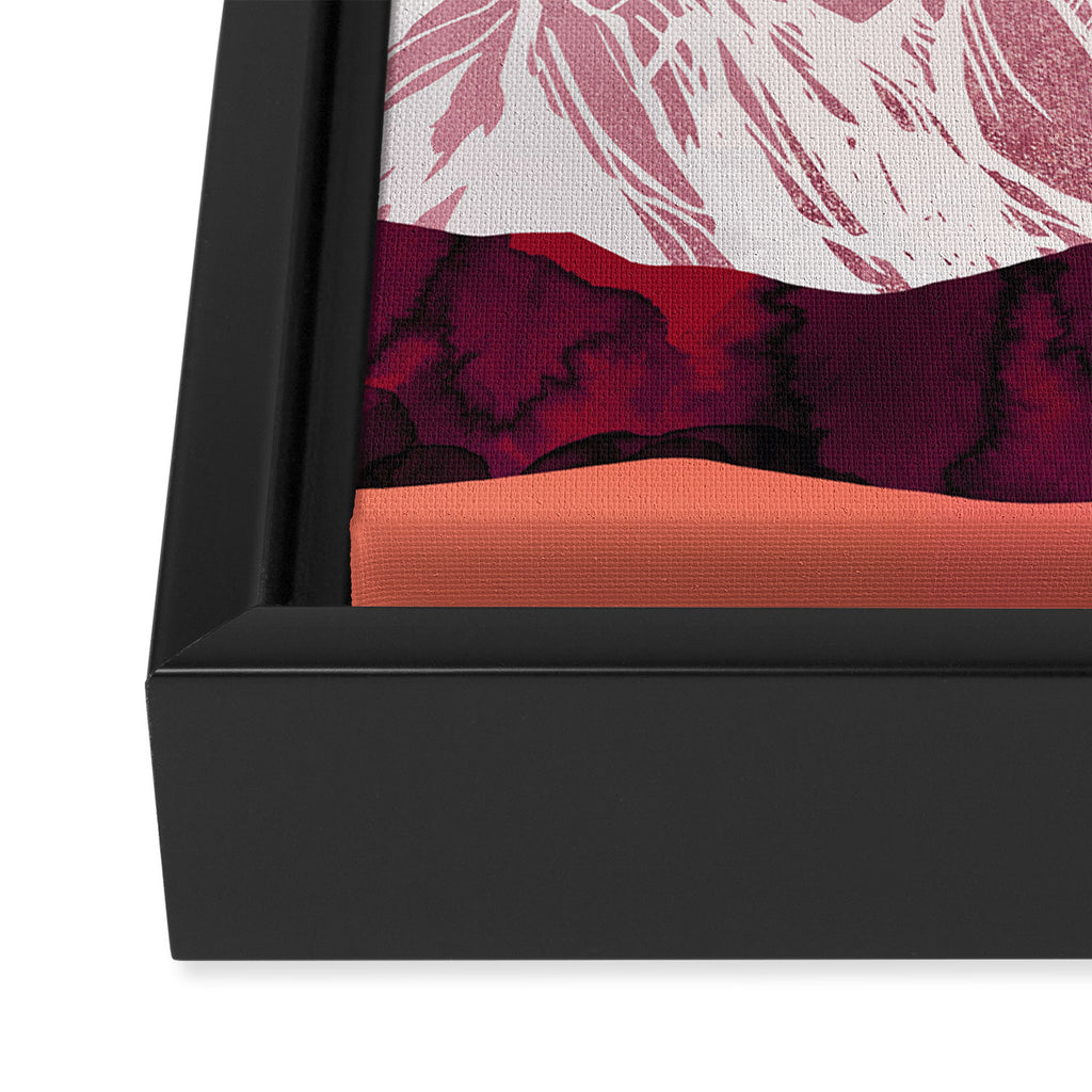 Scarlet Glow Framed Canvas Print Gallery Image 3
