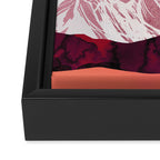 Scarlet Glow Framed Canvas Print Gallery Image 3