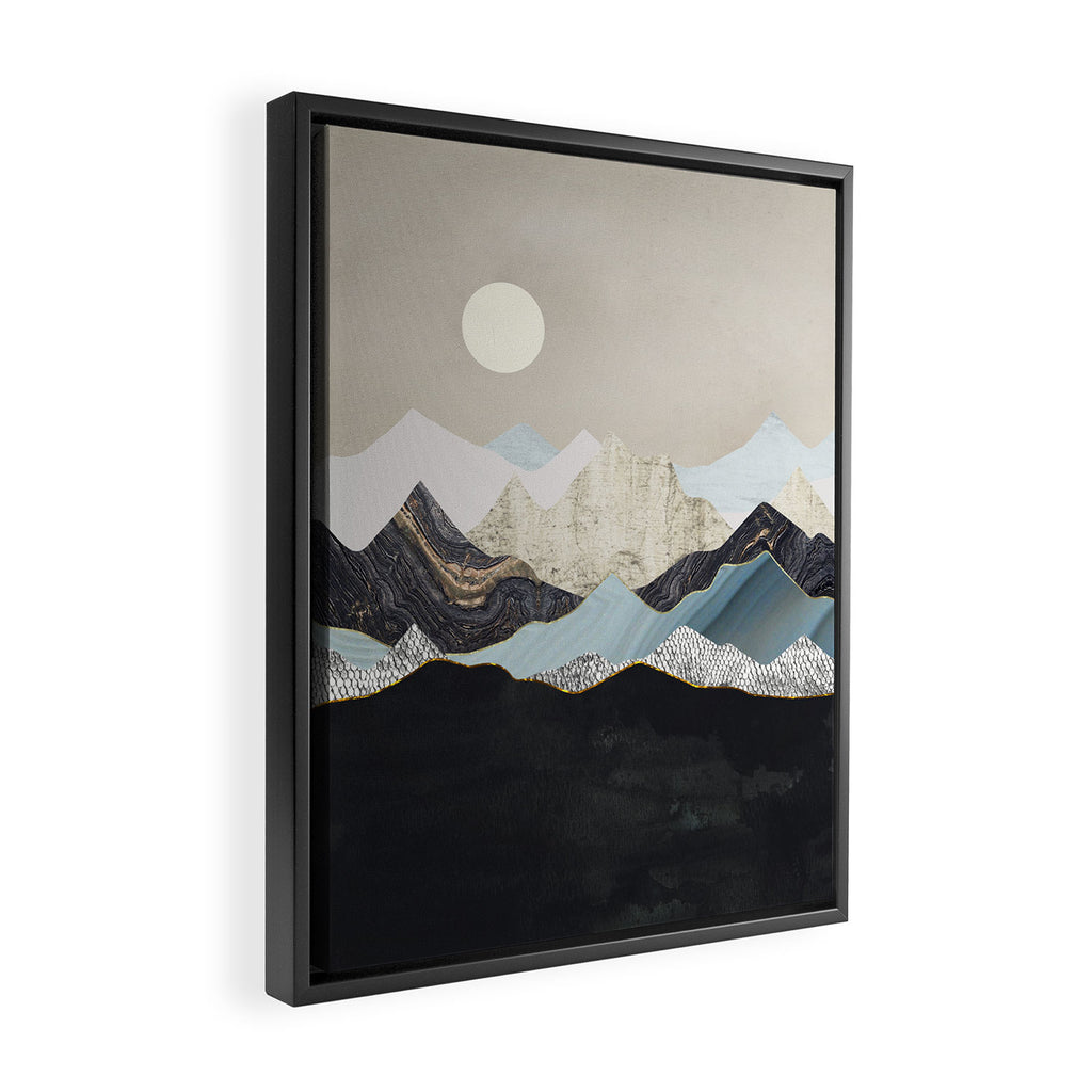 Silent Dusk Framed Canvas Print Gallery Image 2