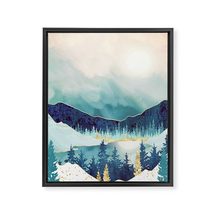 Sky Reflection Framed Canvas Print Gallery Image 1