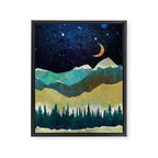 Snowy Night Framed Canvas Print Gallery Image 8