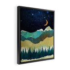 Snowy Night Framed Canvas Print Gallery Image 2
