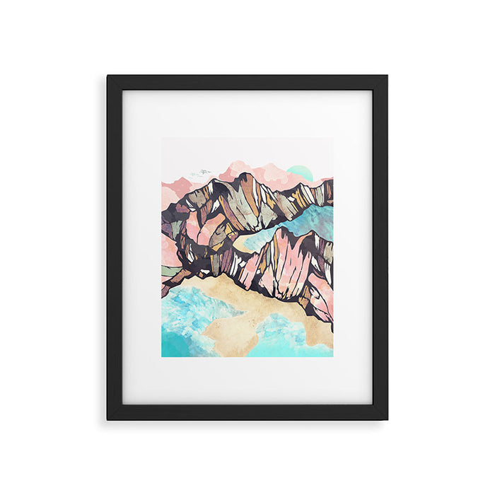 Solitary Beach Framed Art Print Gallery Image 1