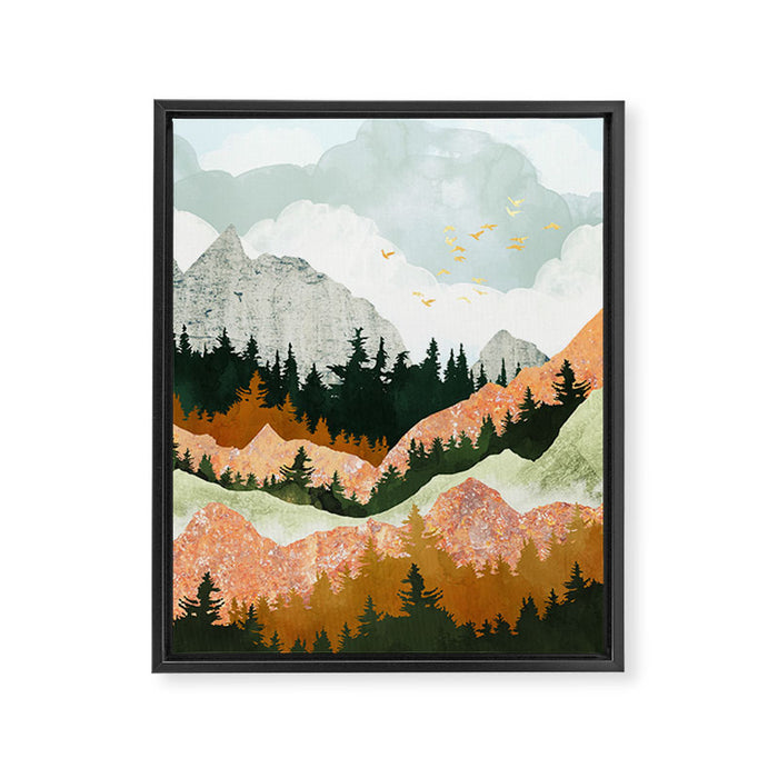 Spring Flight II Framed Canvas Print Gallery Image 1