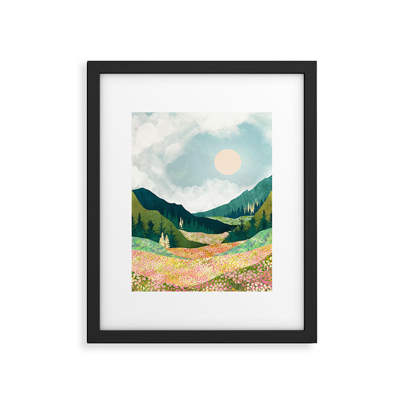 Spring Flower Vista Framed Art Print Gallery Image 4
