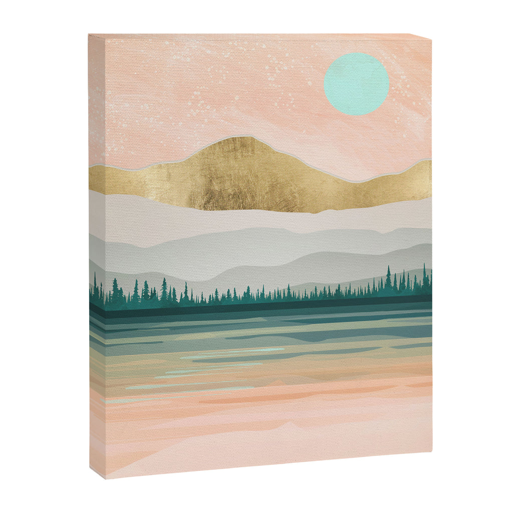 Spring Forest Lake Canvas Print Gallery Image 8
