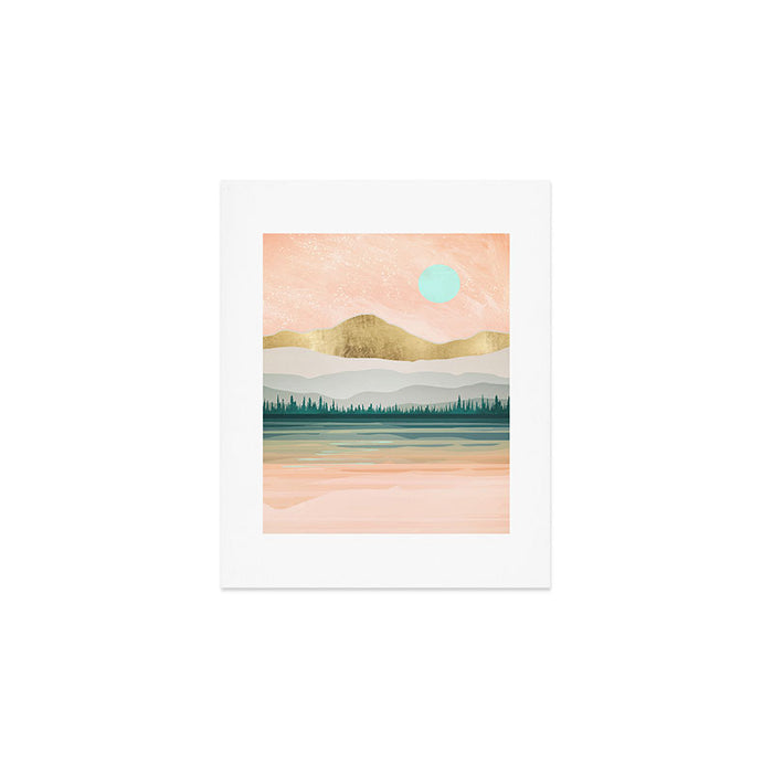 Spring Forest Lake Art Print Gallery Image 1