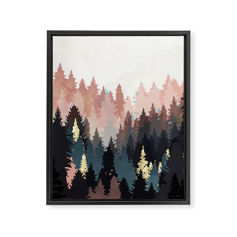 Spring Forest Light Framed Canvas Print Gallery Image 8
