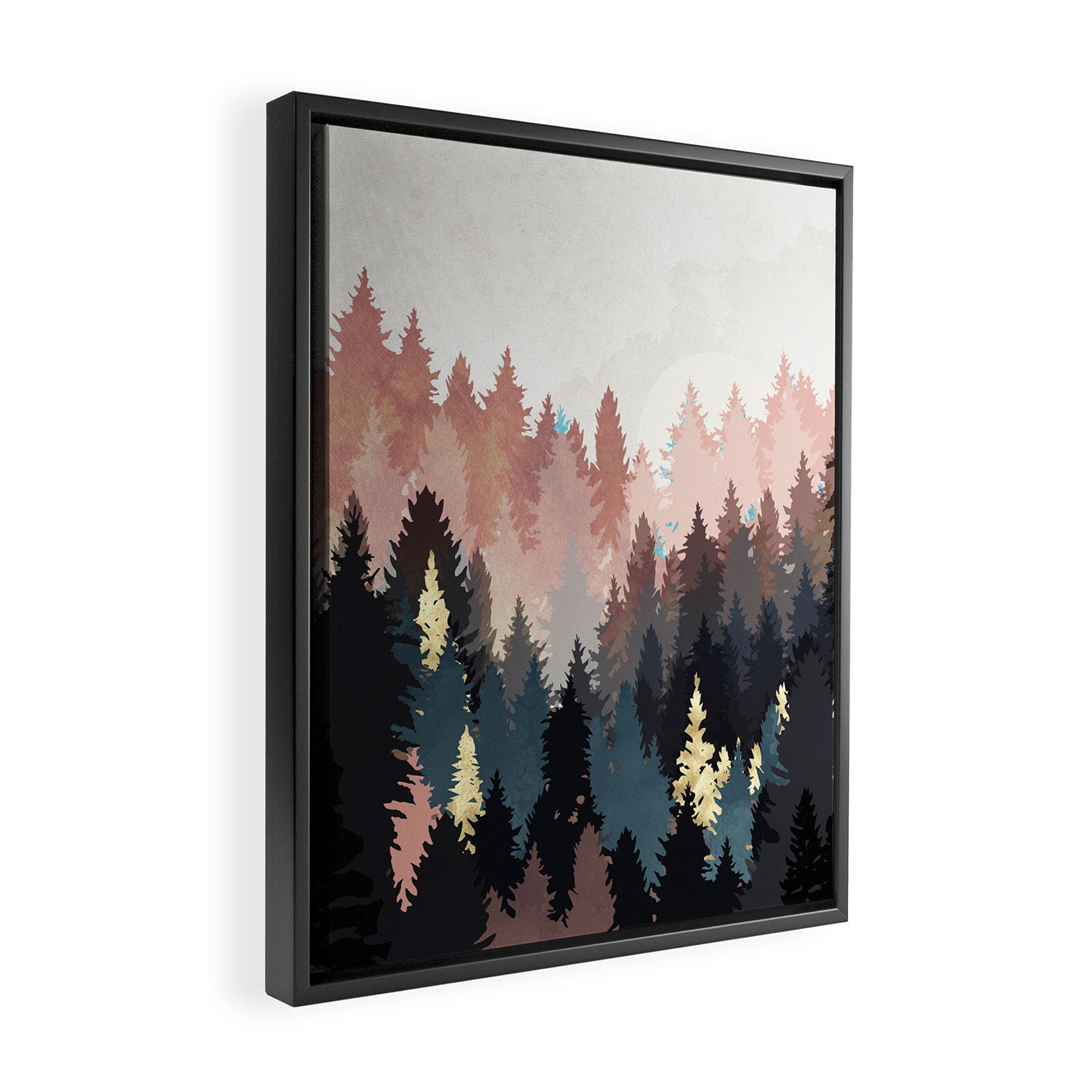 Spring Forest Light Framed Canvas Print Gallery Image 2