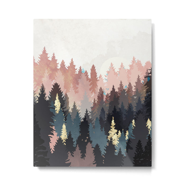 Spring Forest Light Metal Print Gallery Image 1