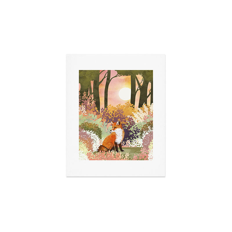 Spring Fox Art Print Gallery Image 1