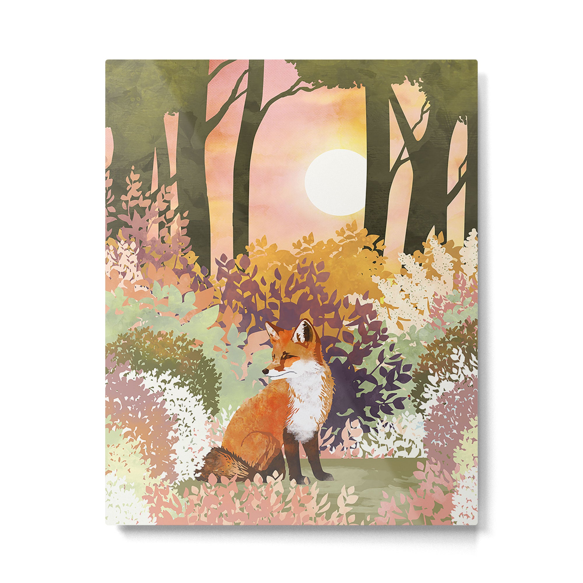 Spring Fox Metal Print Gallery Image 6