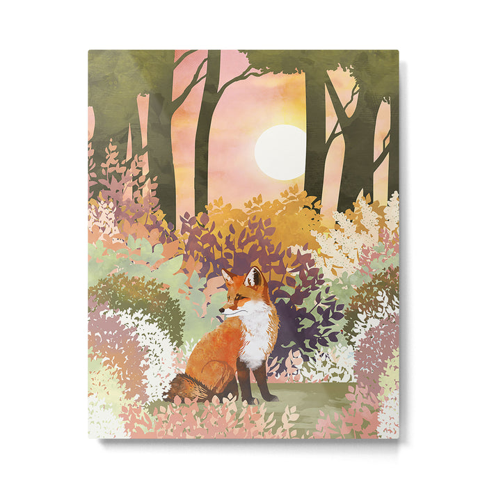 Spring Fox Metal Print Gallery Image 1