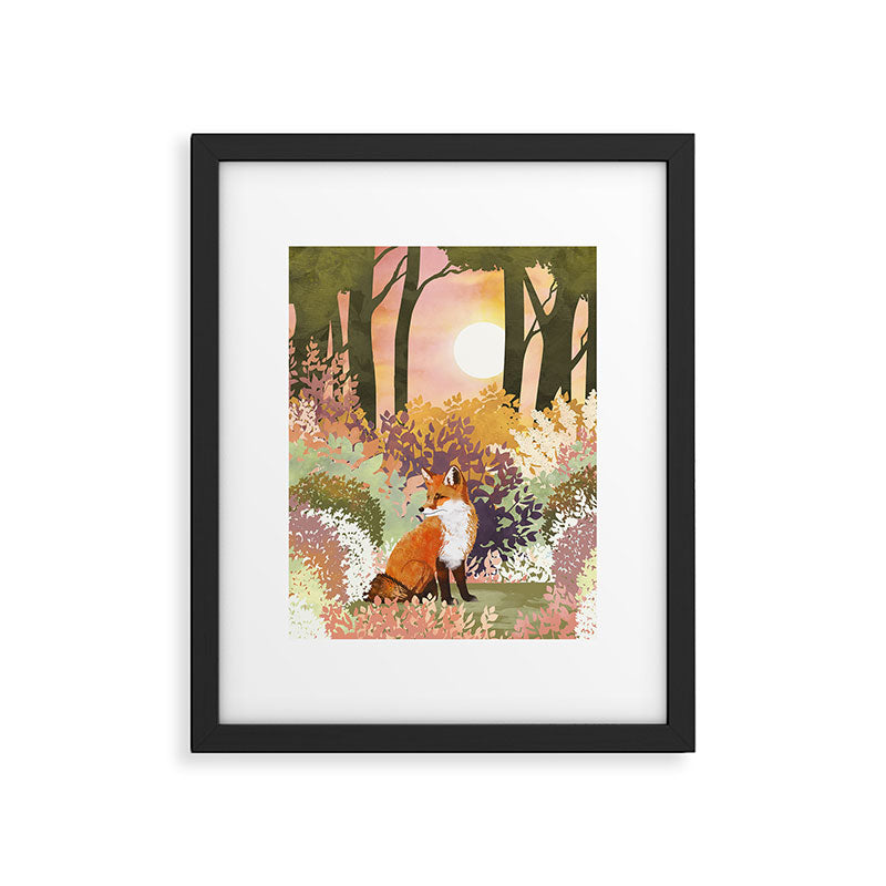 Spring Fox Framed Art Print Gallery Image 6